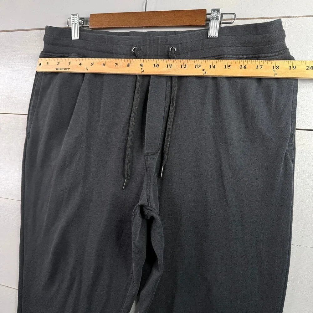 Robert Graham Sweatpants Mens 2XL Black Cotton Blend Joggers Drawstring Casual